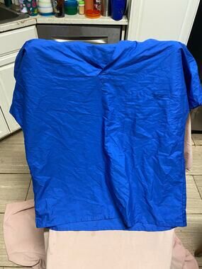 Blue Scrub Zone Scrub Top Size XL Regular